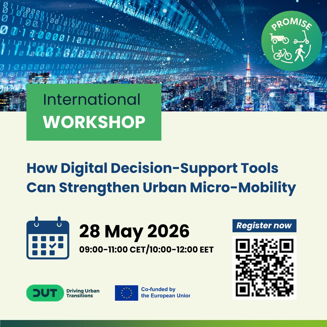 International Workshop flyer — How Digital Decision-Support Tools Can Strengthen Urban Micro-Mobility