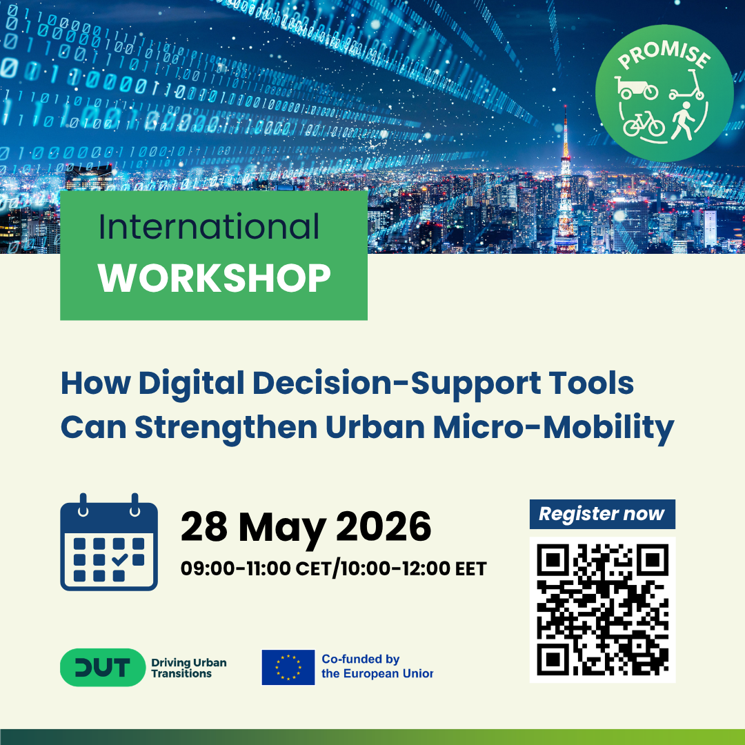 International Workshop flyer — How Digital Decision-Support Tools Can Strengthen Urban Micro-Mobility
